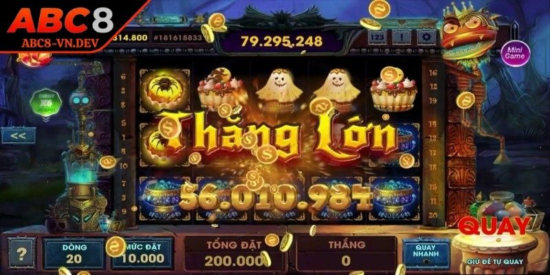 Điên Cuồng 777 ABC8 – Vòng Quay Nổ Thưởng Đỉnh Cao 2 Điên Cuồng 777 ABC8 có tỷ lệ thắng cao